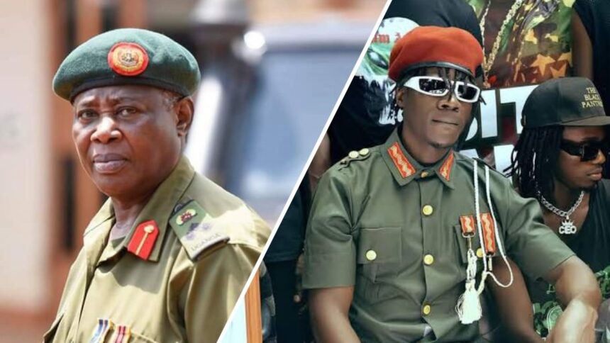 Lt Gen Nalweyiso warns Alien Skin against wearing military attire and associating with violent gangs