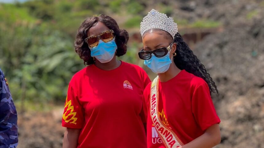 Miss Ugandas visit to Kitezi landfill sparks social media debate