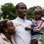 Joshua Cheptegei dedicates Olympic gold medal to wife and kids