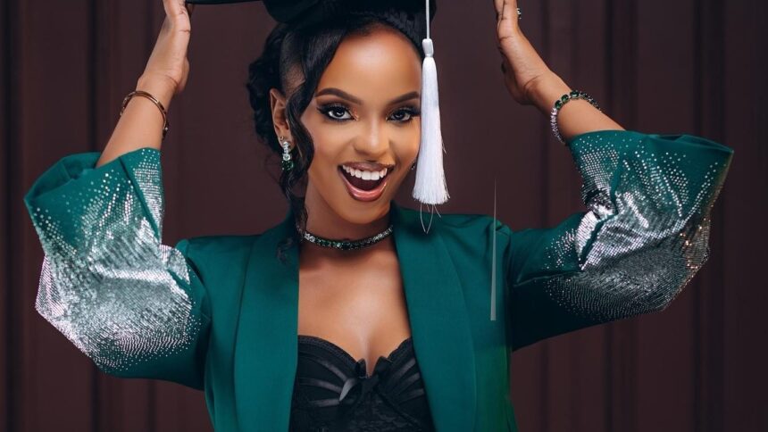 Baby Gloria graduates from Victoria University Kampala