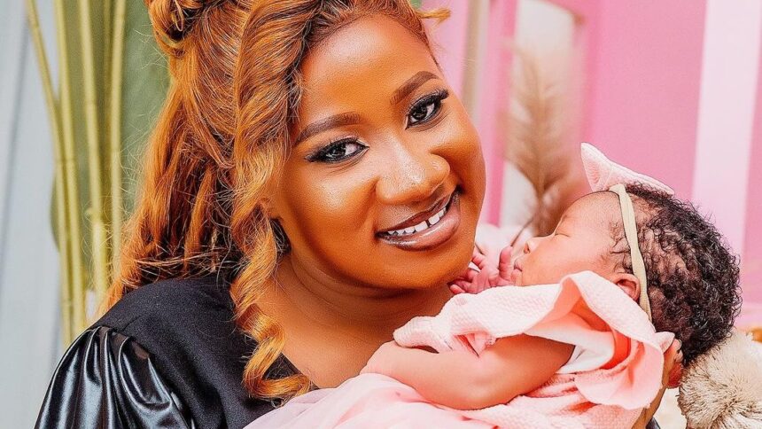 Five days later Chosen Becky reveals birth of daughter Amber Grace Mutebi