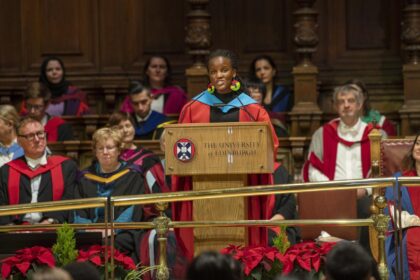 Vanessa Nakate receives Honorary Degree from Edinburgh University